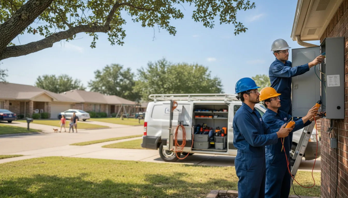 Certified electrician providing emergency electrical services in Homeland, CA